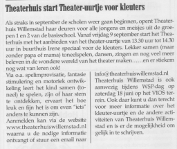 11 juni 2016 - De Ster - Aankondiging kleuteruurtje